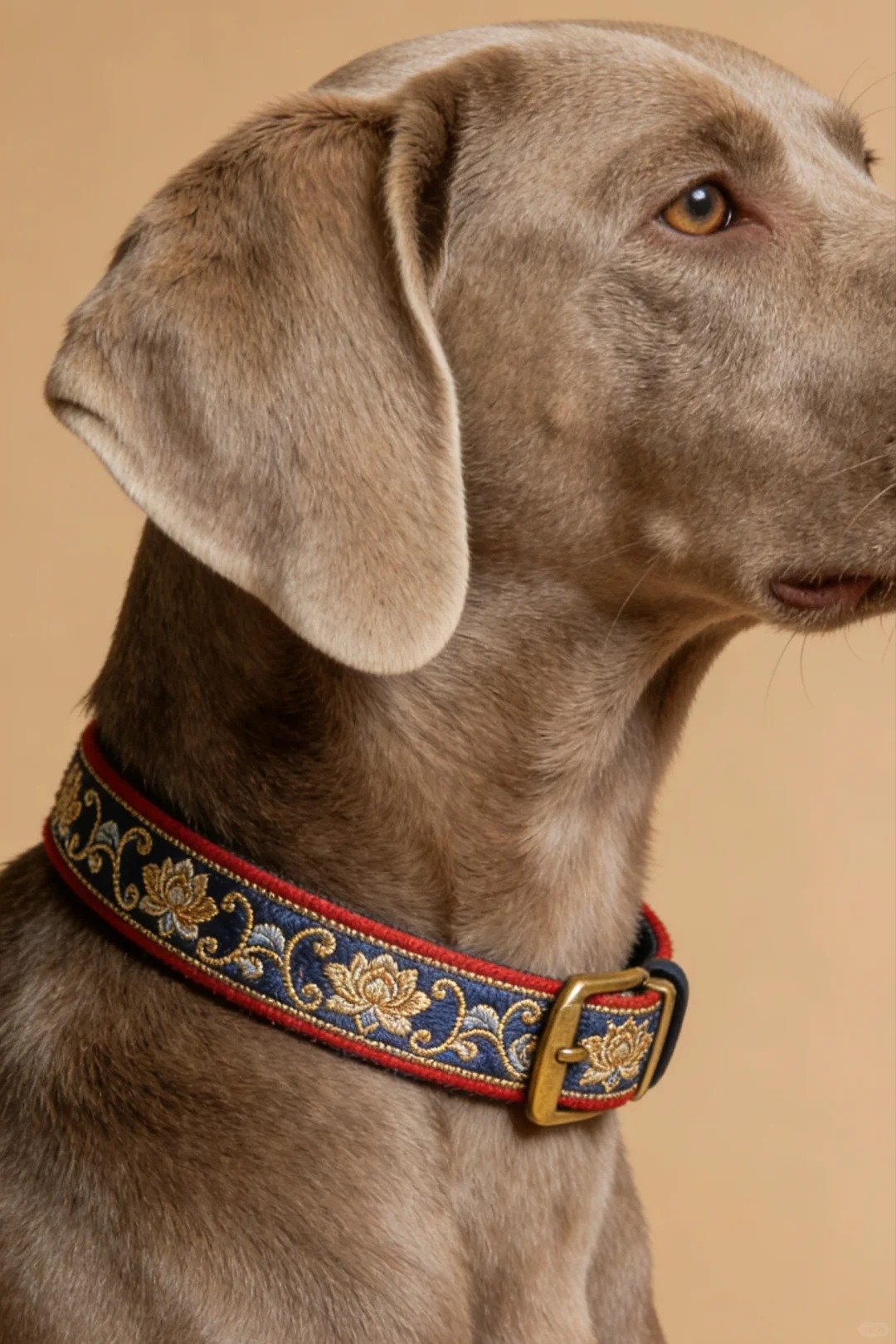 Custom dog collar embroidery
