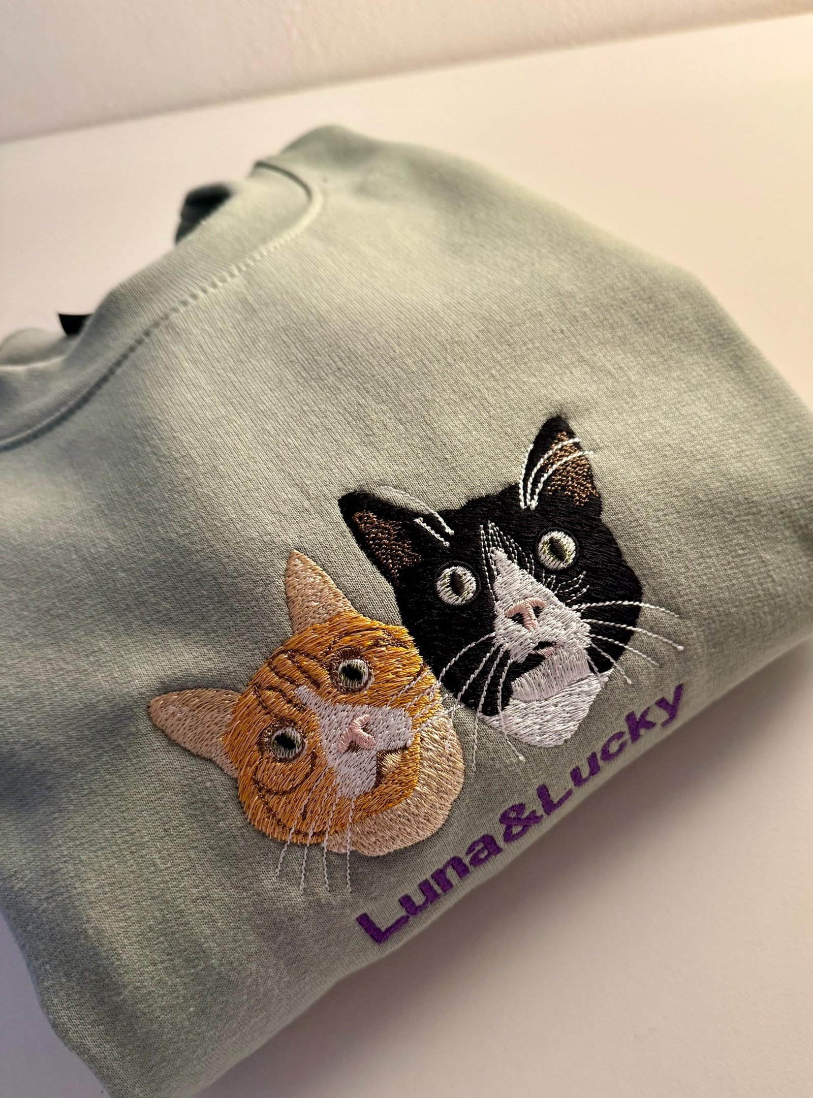 Custom Pet Embroidered Sweatshirt - Personalized - Image 4