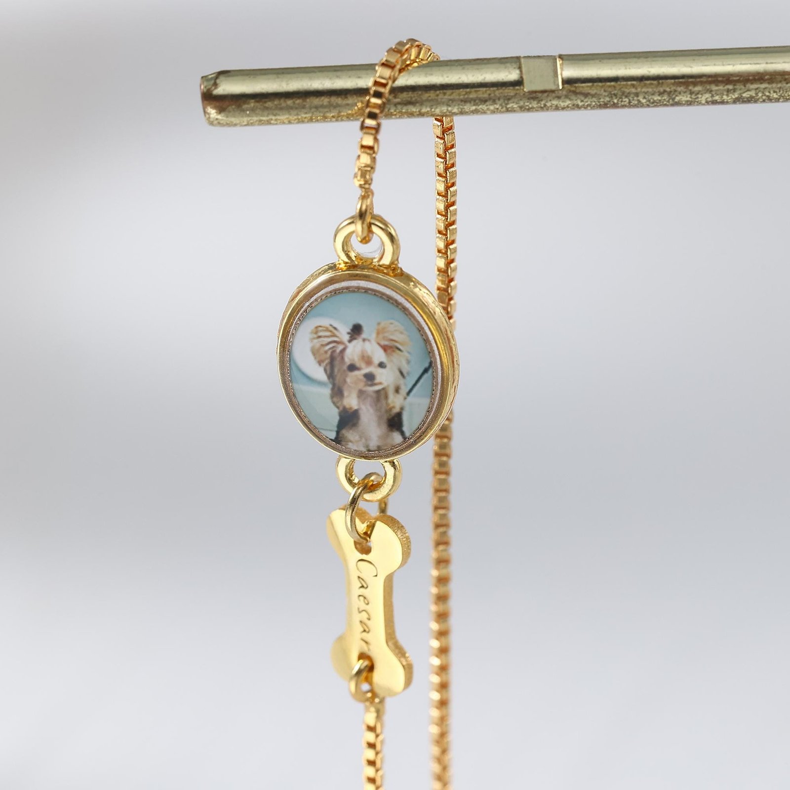 Personalized Pet Photo Bracelet | Custom Memorial Charm Jewelry - Image 8