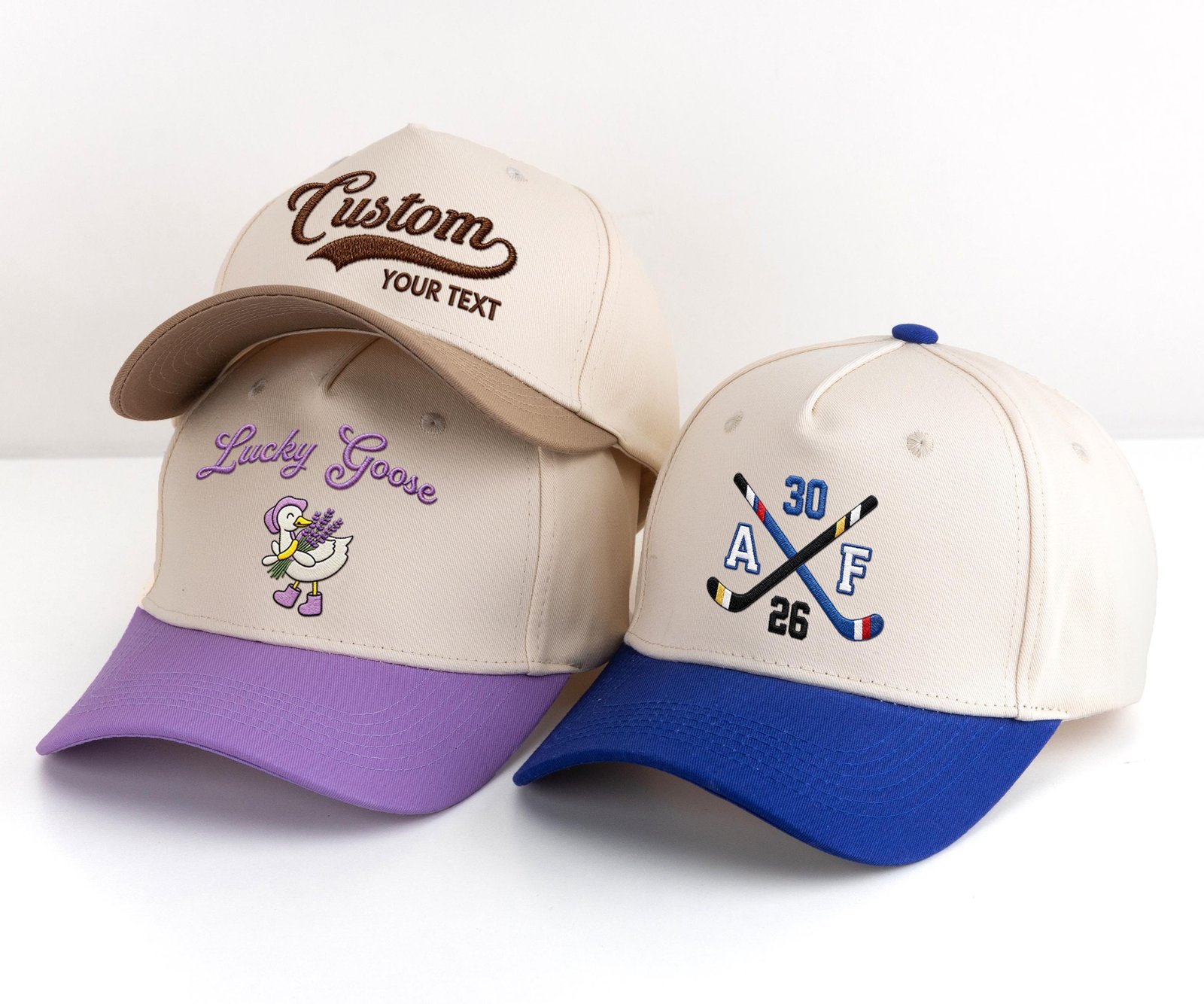 Personalized Text Embroidered Hat | Custom Trucker Cap Logo Design - Image 5